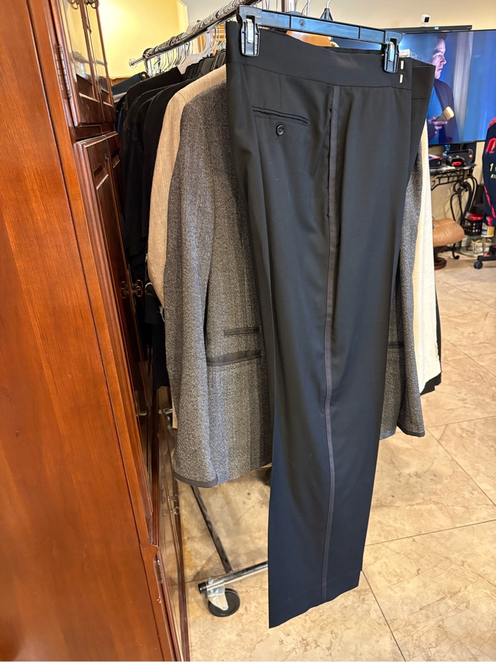Black Tuxedo Pants